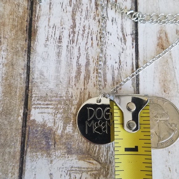 DOG MOM Stamped Necklace - Picture 6 of 7